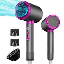 Secador de pelo iónico 2400W 2 velocidades 3 temperaturas difusor...