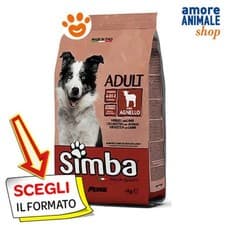 Monge Simba Perro Adulto con Cordero Pienso Seco para Perros 4/20 Kg