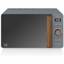 Microondas Digital sin Grill 20L 800W Descongelar Espejo Diseño SWAN NORIC
