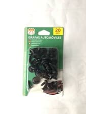Grapas Automóviles para Coches: Accesorios 20 Unidades Color: Negro. MolCar