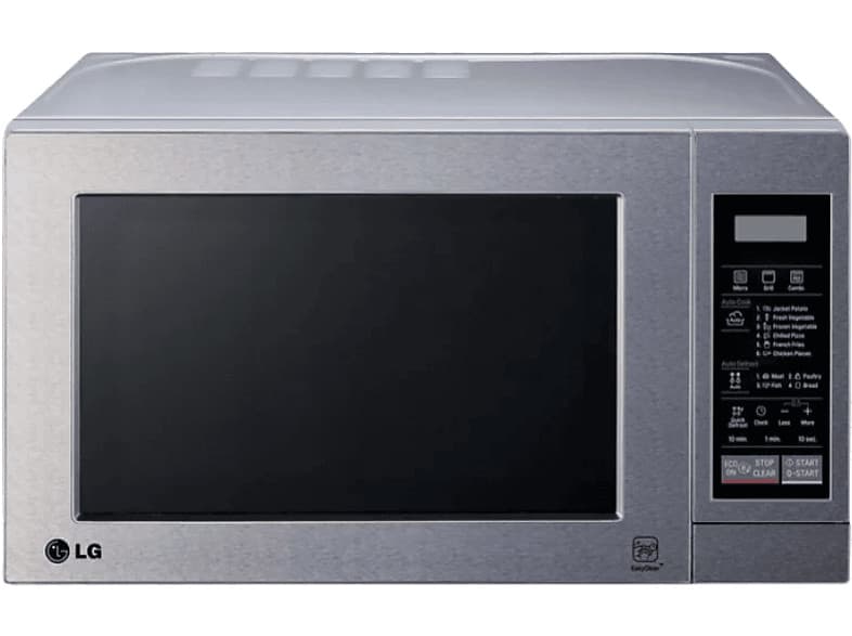 Microondas con grill - LG MH6044V, 700 W, 20 l Capacidad, Acero Inoxidable