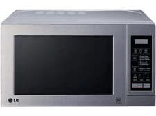 Microondas con grill - LG MH6044V, 700 W, 20 l Capacidad, Acero Inoxidable