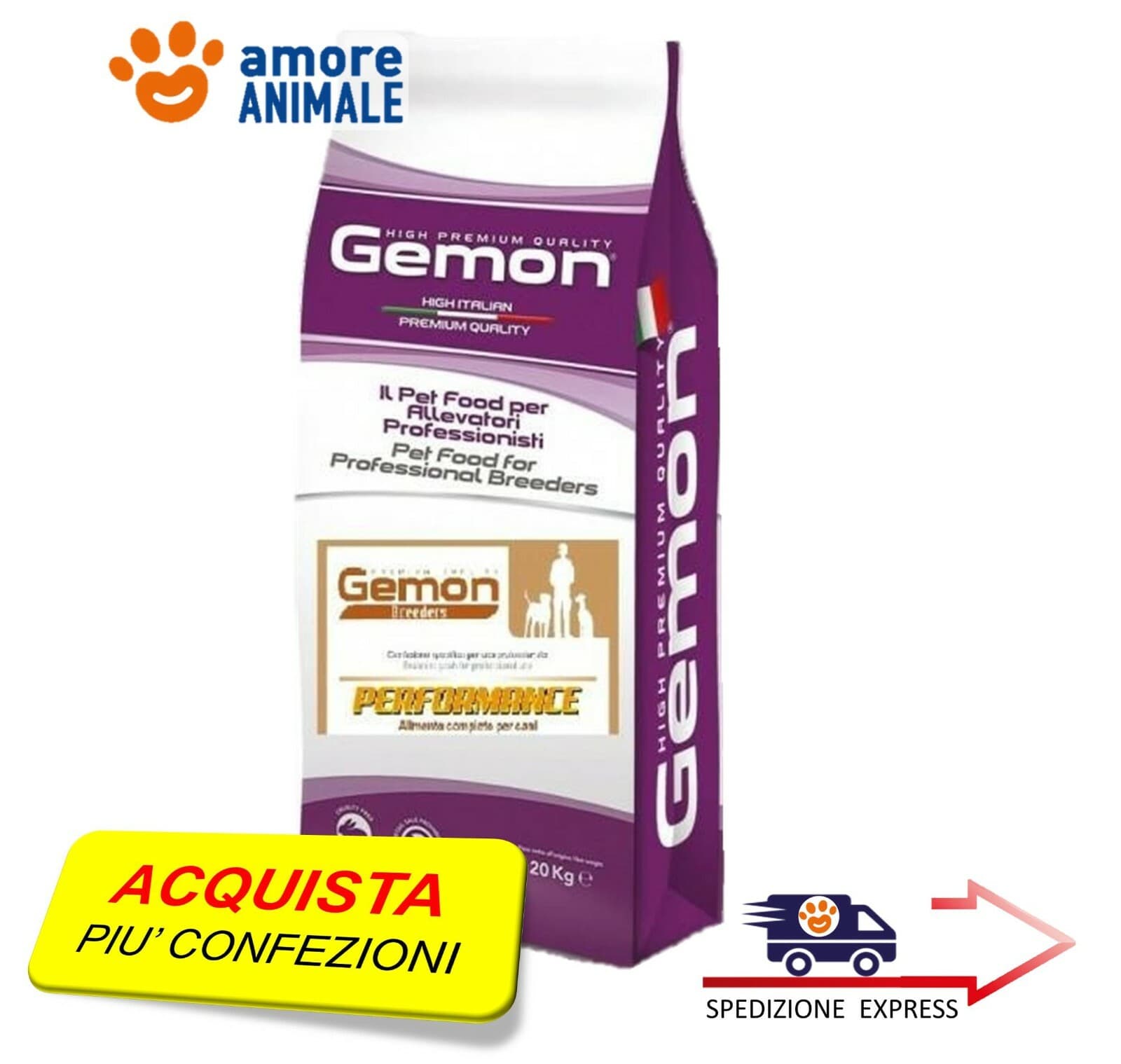 Monge GEMON BREEDERS 20 kg - RENDIMIENTO - Pienso para Perro Seco PERROS OFERTA