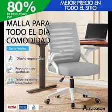 ALFORDSON Malla Oficina Silla Ejecutiva Computadora Reclinable Carreras Asiento