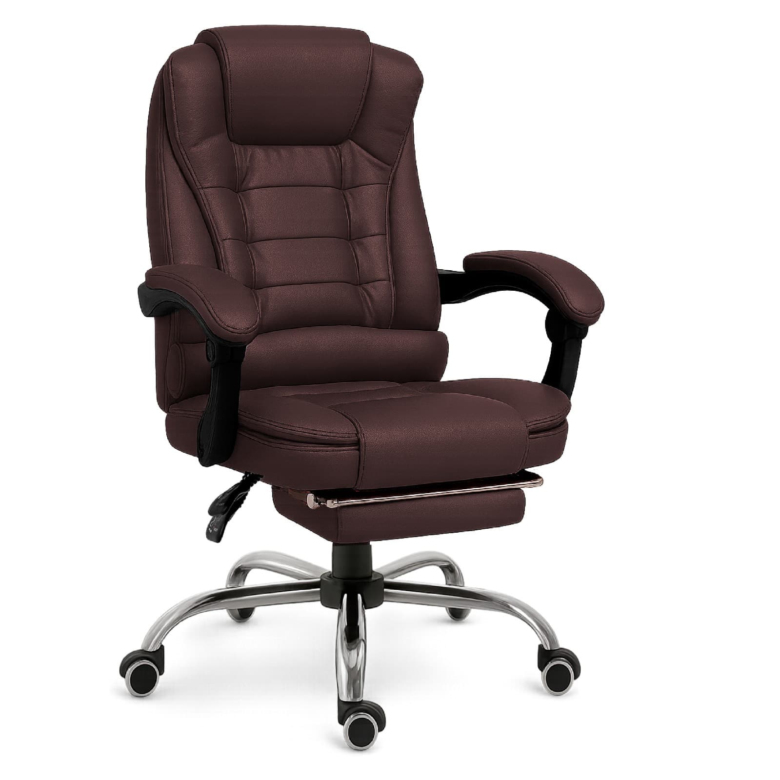 Silla de Oficina Ergonómica Borgoña | Diseño Moderno, Confort y Soporte Lumbar