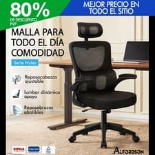 ALFORDSON Malla Oficina Silla Ejecutiva Computadora Reclinable Carreras Asiento