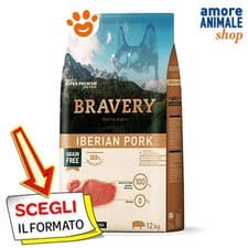 Bravery Adulto Mediano Grande Cerdo Ibérico Pienso Seco para Perros 4/12 Kg