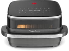 Freidora de aire - Moulinex Easy Fry XL Surface AL402H, Superficie de cocción XL
