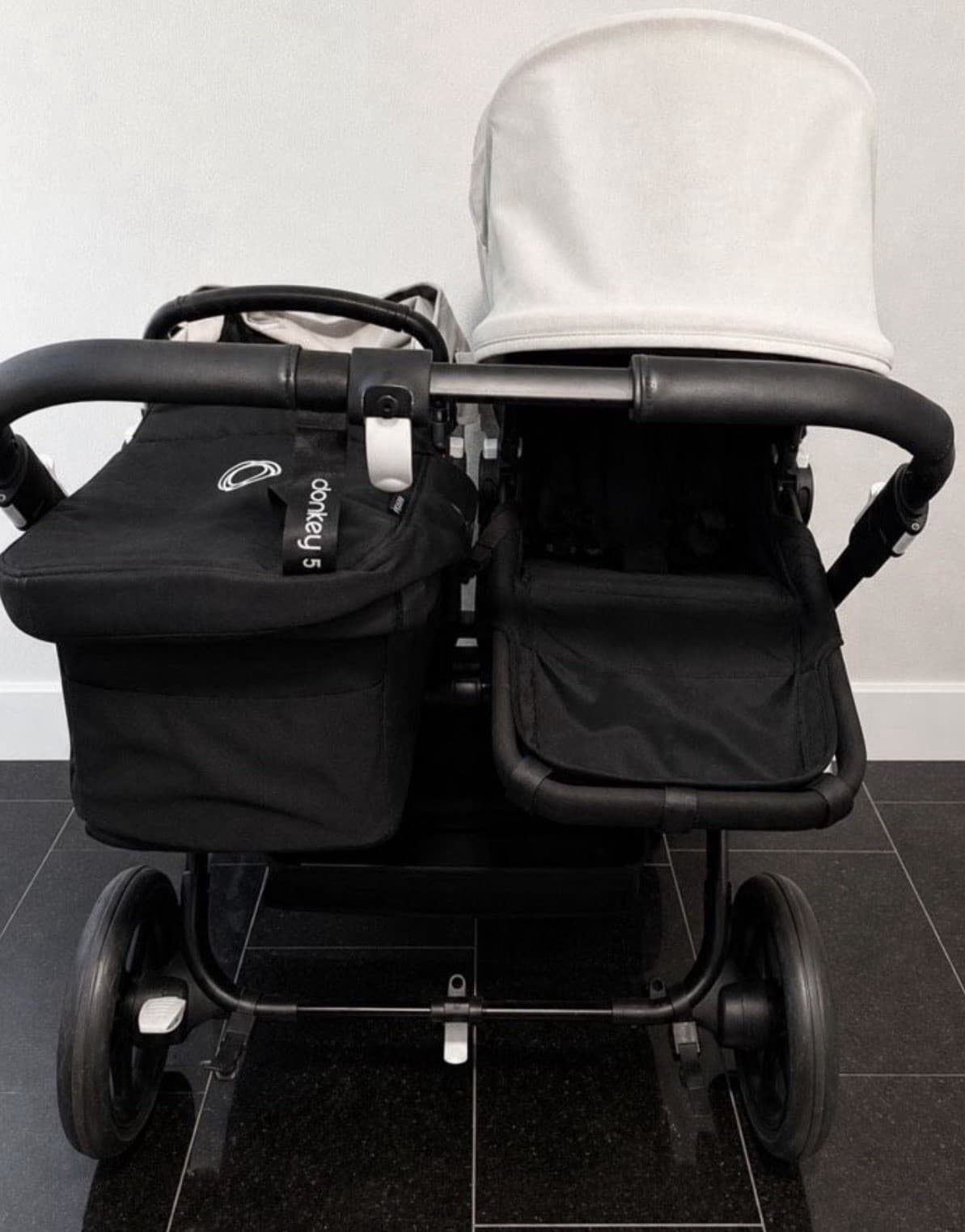 Bugaboo Donkey 5 Kombikinderwagen & Sportwagen Zweisitzer faltbar Schwarz/Beige