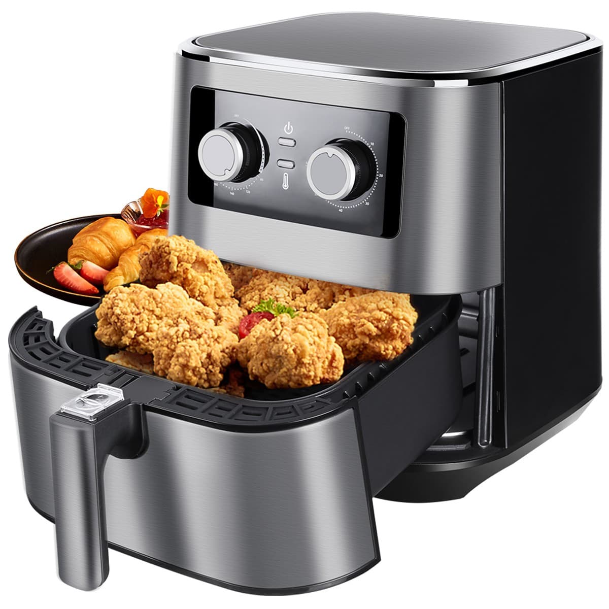 Uten Freidora de Aire sin Aceite de 5,5 L Air Fryer 1700 W