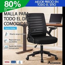 ALFORDSON Malla Oficina Silla Ejecutiva Computadora Reclinable Carreras Asiento