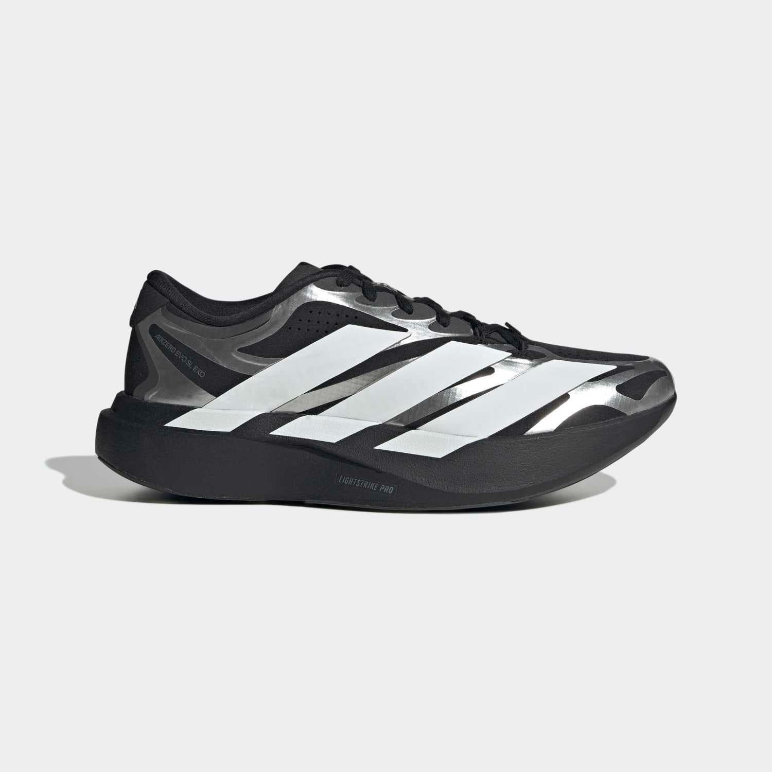 Adidas Running Adizero EVO SL EXO Black White Silver Workout New Men Shoe KI4764