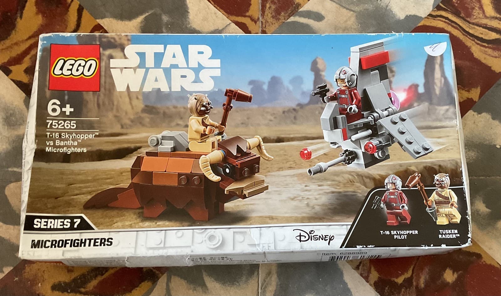BOITE SET  SCELLE LEGO STAR WARS 75265 t-16 skyhooper vs bantha microfighters