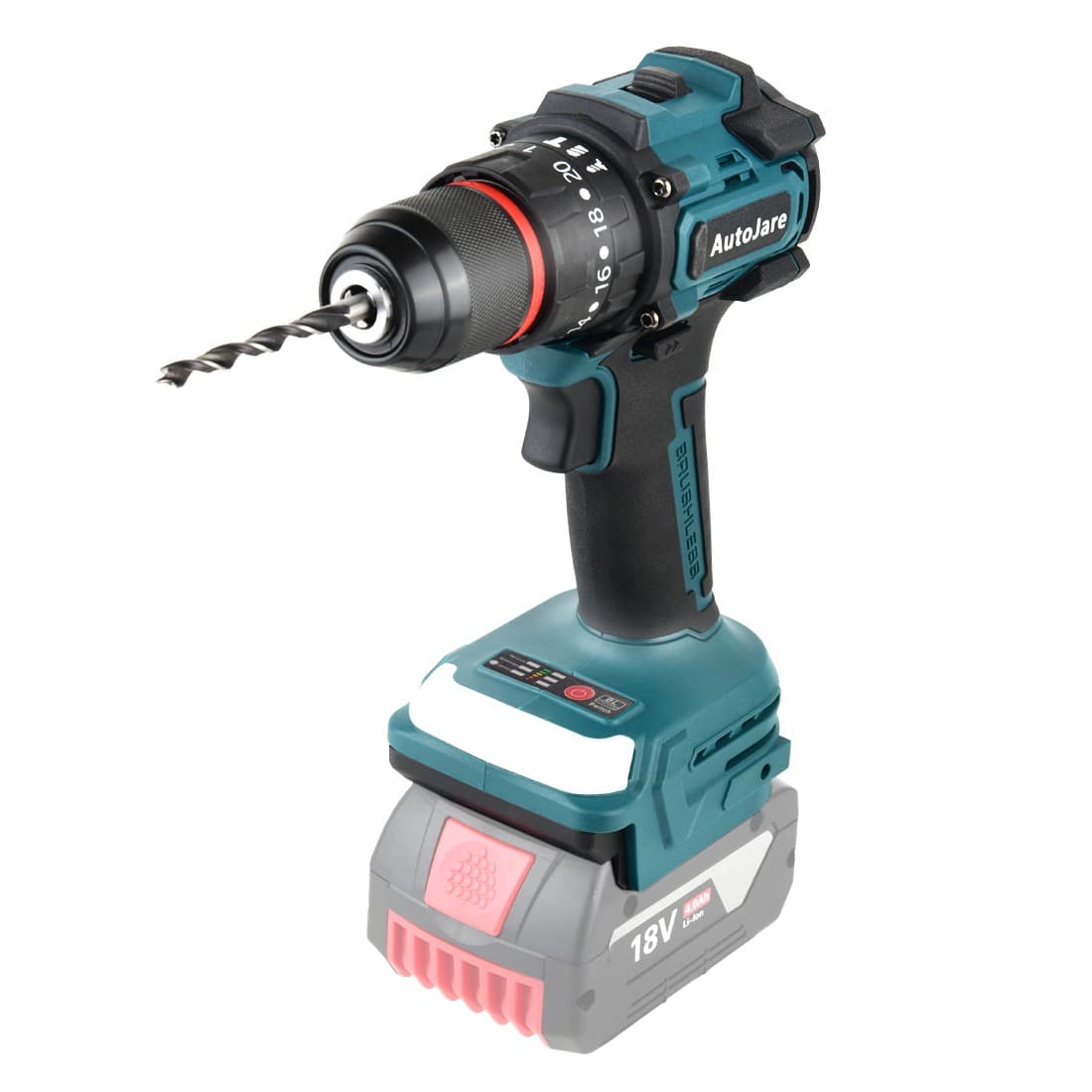 Para Bosch Batería 18V Atornillador a batería Taladro de impacto Taladro Sin escobillas