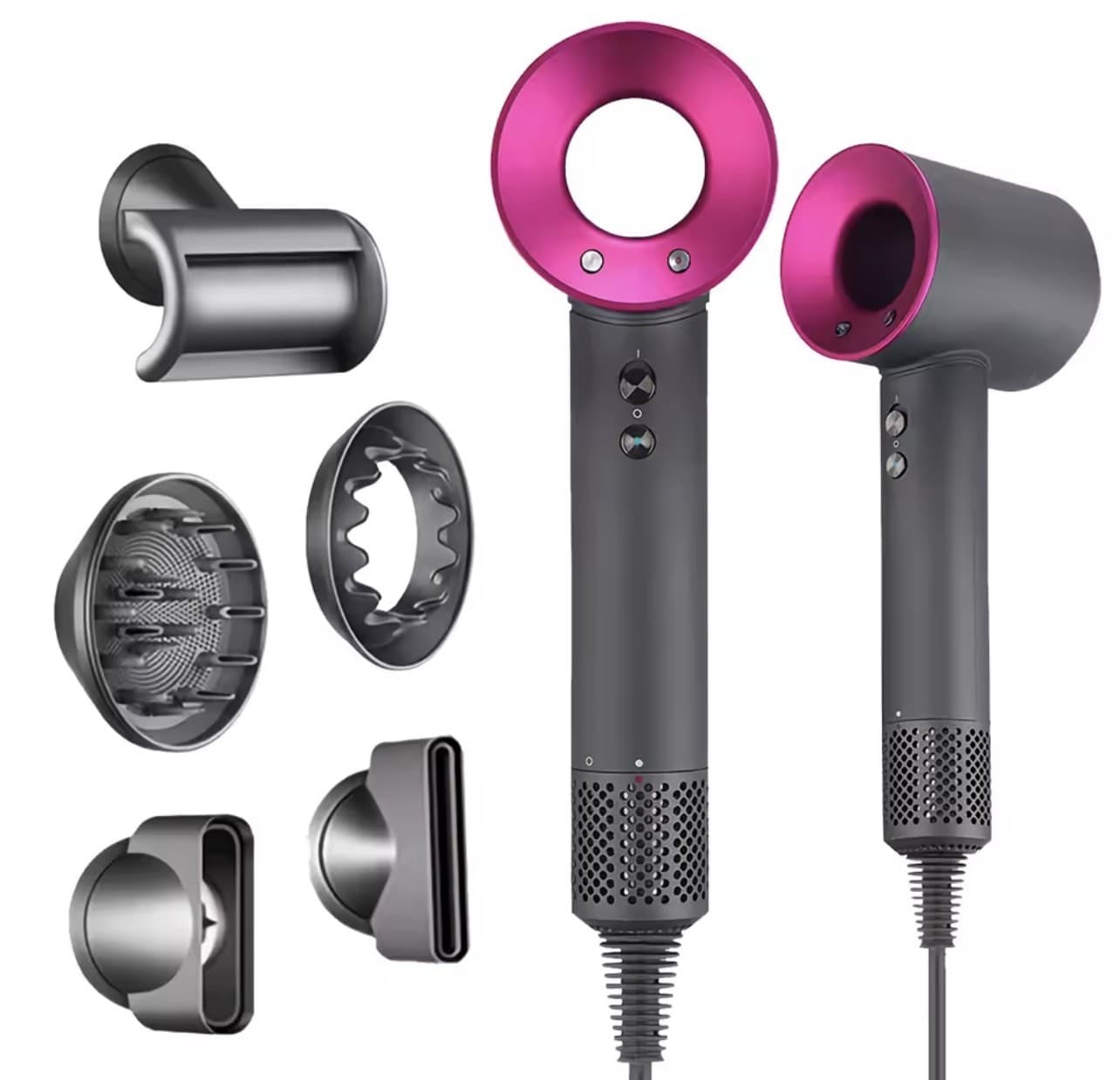 Secador de Pelo Profesional Iónico Sin Aspas Hair Dryer con Accesorios Incluidos