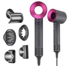 Secador de Pelo Profesional Iónico Sin Aspas Hair Dryer con Accesorios Incluidos