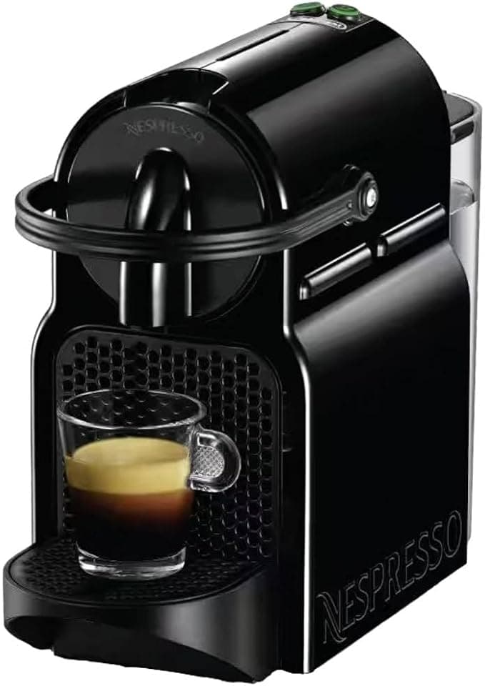 Nespresso De'Longhi Inissia EN80.B - Cafetera monodosis de cápsulas Nespresso, 19 bares, apagado automático, color negro