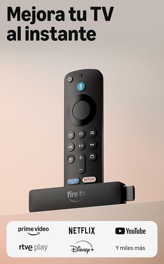 Amazon Fire TV Stick HD de última generación con mando por voz Alexa
