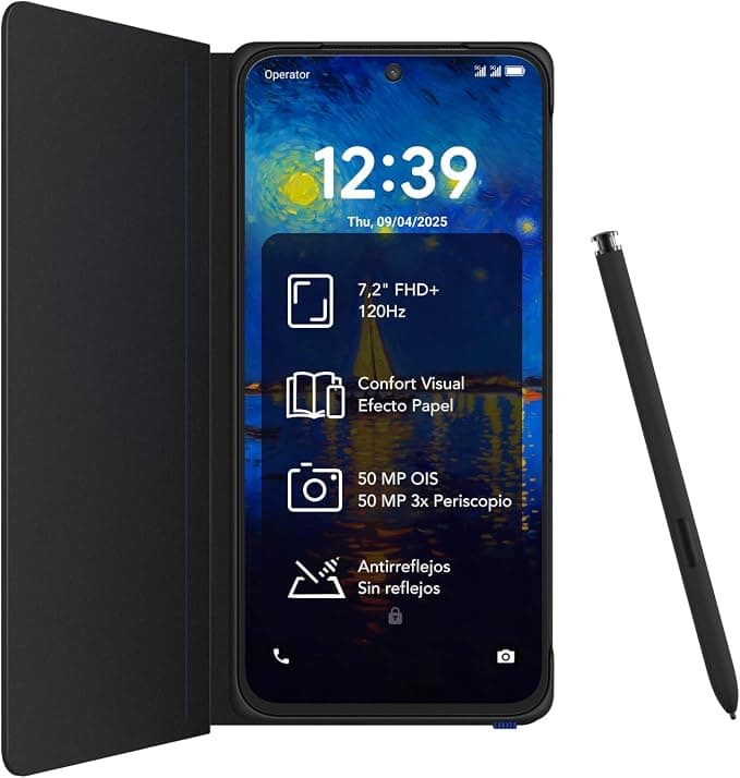 TCL NXTPAPER 60 Ultra 5G 12+512 GB con funda y T-Pen