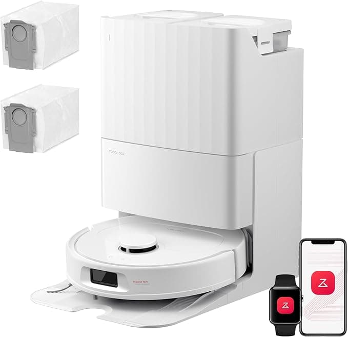roborock Qrevo S Pro Set robot aspirador, 18.500 Pa, base todo en uno y sistema antienredos