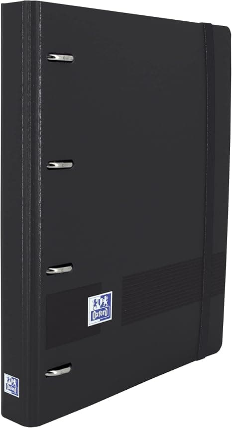 Oxford Live & Go Archivador A4+ de 4 anillas con recambio
