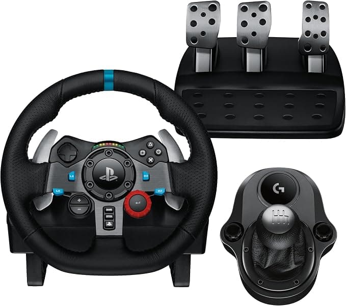 Logitech G29 SE volante, pedales y palanca de cambio para PlayStation y PC