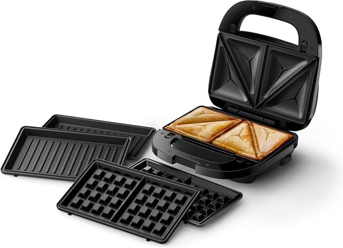 Prime · Philips HD2350/80 sandwichera 3 en 1 con placas intercambiables
