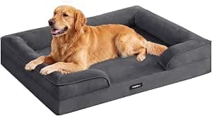 Feandrea cama lavable para perro, 112 × 81 × 17 cm