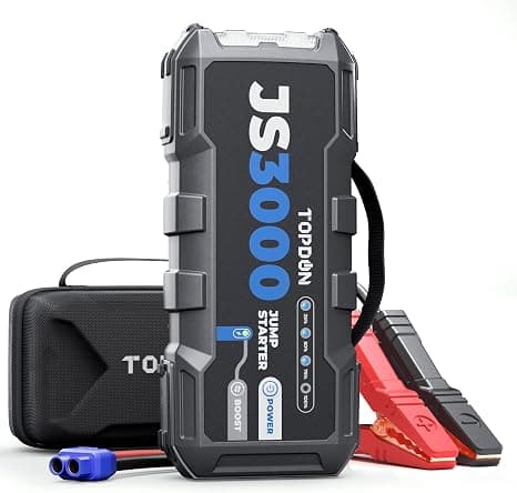 TOPDON JS3000 arrancador de coche 3.000 A y 24.000 mAh