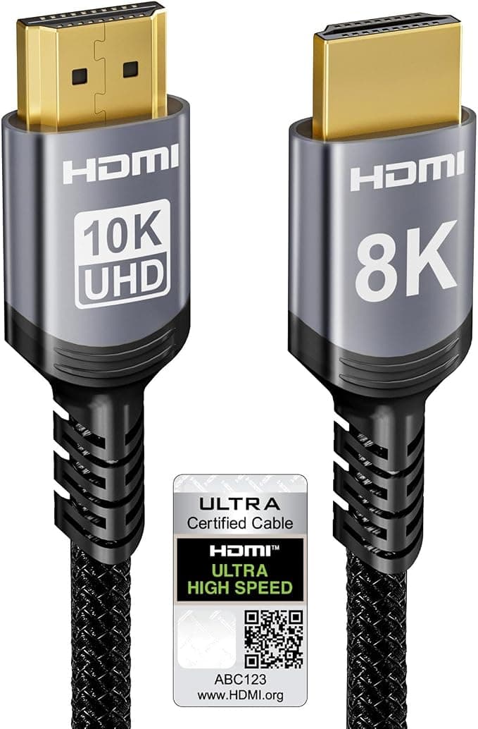Sniokco cable HDMI 2.1 certificado de 1 m, 48 Gbps, 4K/120 Hz