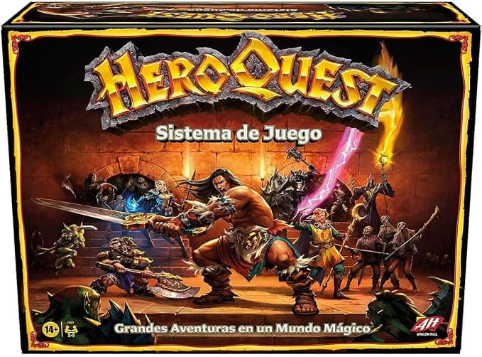 HeroQuest de Avalon Hill, sistema de juego de aventuras
