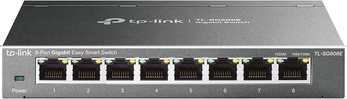 TP-Link TL-SG608E switch Gigabit gestionable de 8 puertos