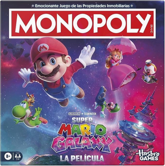 Monopoly Super Mario Galaxy La Película, juego en español