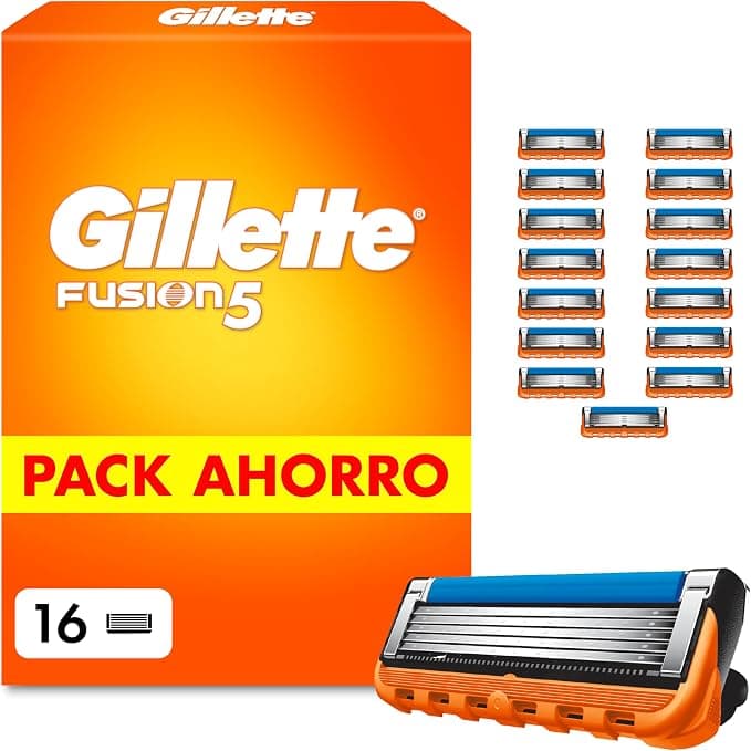 Gillette Fusion5, paquete de 16 cuchillas de afeitar