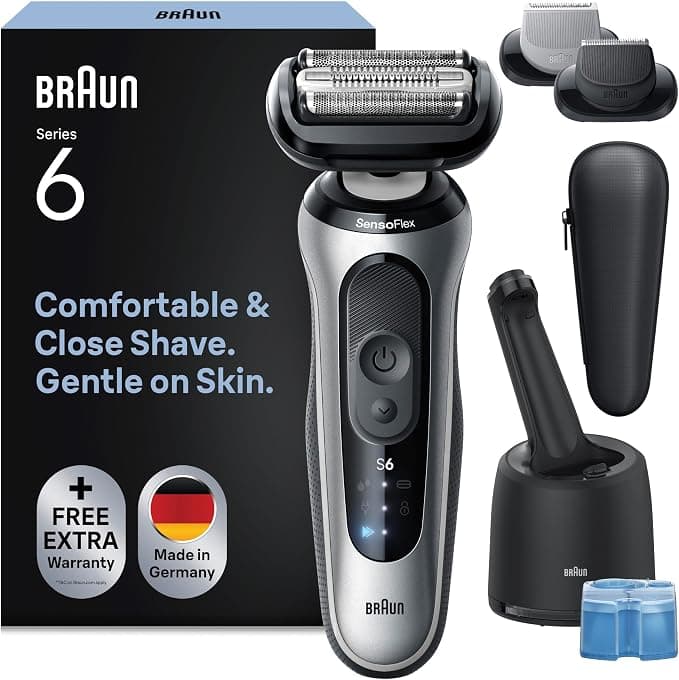 Braun Series 6 62-S7650CC con centro de limpieza y estuche