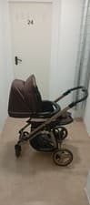 Carrito de Bebé Bebecar. Sillita de paseo+Marrón beige