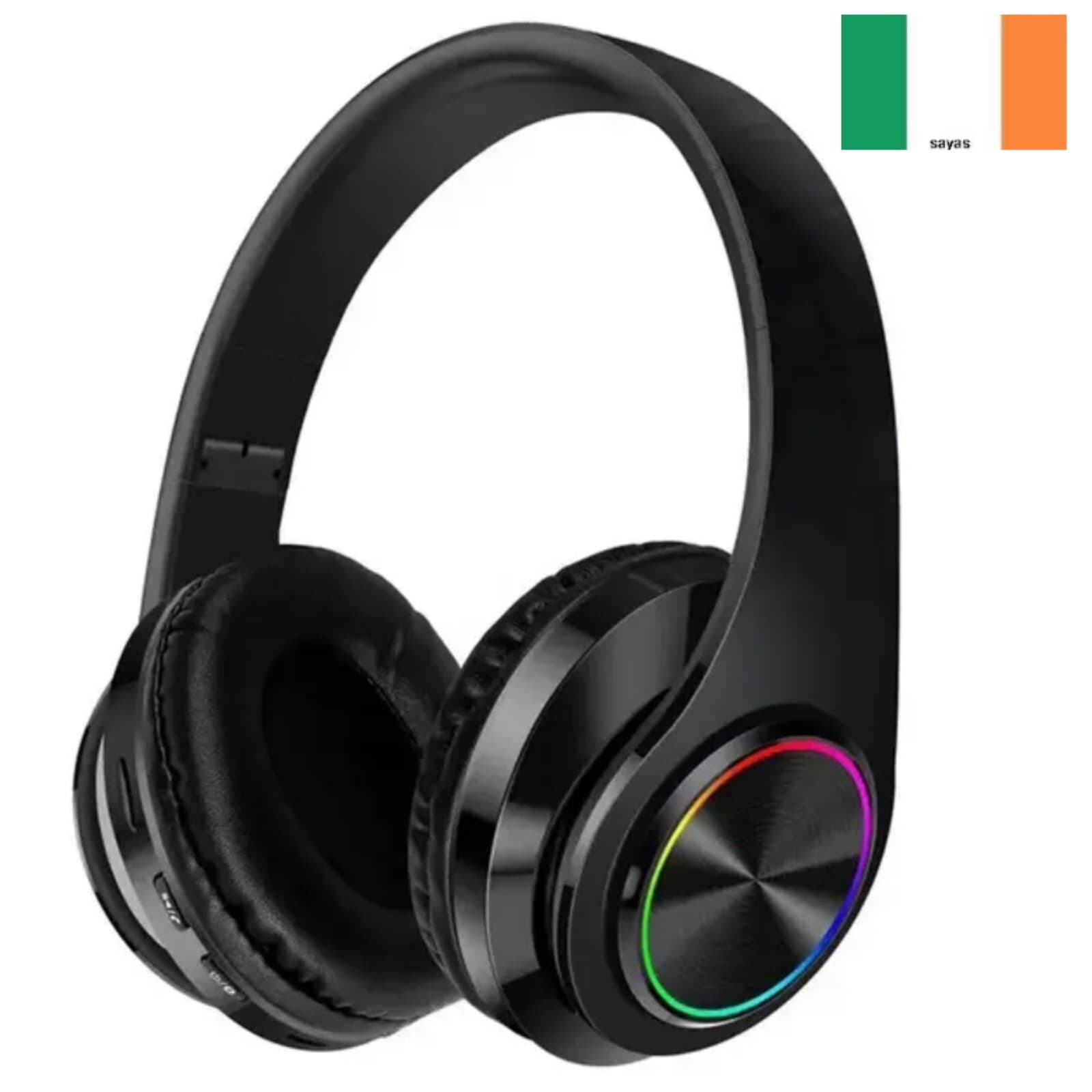 Wireless Bluetooth Headphones Over Ear Earphones with Mic Noise Cancellation