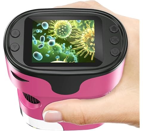 Microscopio Digital Infantil STEM con tarjeta de 32 GB