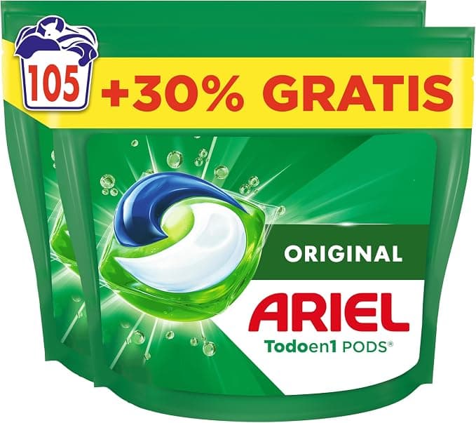 Ariel Todo En 1 PODS Original, 105 cápsulas