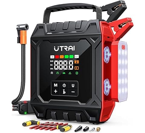 UTRAI arrancador de batería 8000 A con compresor 160 PSI